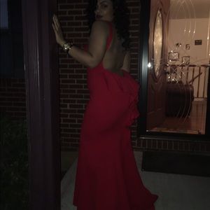 Red Prom dress size 14